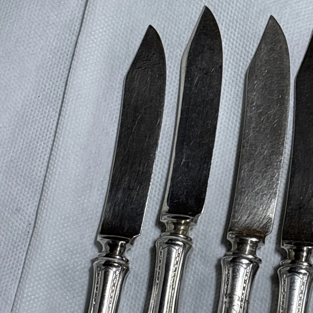 Oneida Community Silverplate 1910 Fruit Grapefruit Knives Knife Set 6